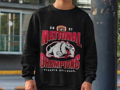 2021 Champions UGA Georgia Bulldog Celebration NCAA National Championship T-shirt