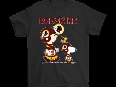 Washington Redskins Lets Play Football Together Snoopy NFL Shirts