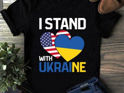 American I Stand With Ukraine Shirt