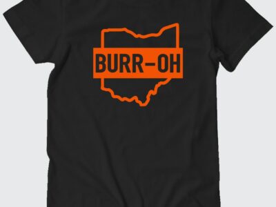 BURR-OH Bengals Burrow Maps Ohio T Shirt