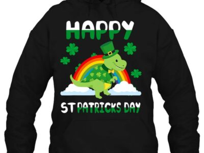 Hottest Funny Irish St Patrick Day Dino Boy Kids Shirt