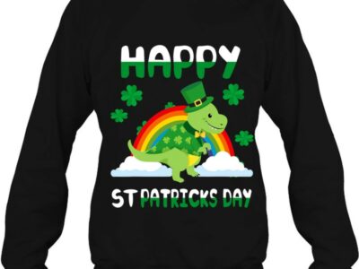 Hottest Funny Irish St Patrick Day Dino Boy Kids Shirt