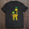 Hottest Irish Leprechaun Giraffe Shamrock St Patrick Day Animal Shirt