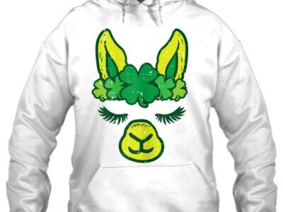 Hottest Irish Llama Alpaca Face Cute St Patrick Day Baby Girls Gift Shirt