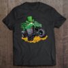 Hottest Leprechaun Monster Truck Shamrock St Patrick Day Boys Gift Shirt