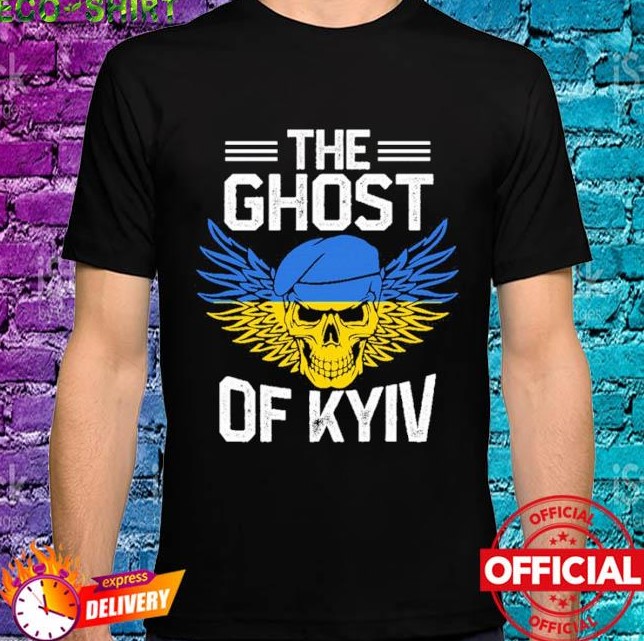 Hottest The Ghost Of Kyiv Skull Idea T-shirt - Hersmiles