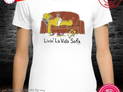 Hottest Vintage 2000 Simpsons Livin La Vida Sofa Shirt