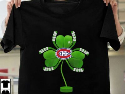 Irish St Patrick Day Shamrock Hockey Tree Montreal Canadien