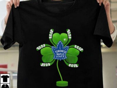 Irish St Patrick Day Shamrock Hockey Tree Toronto Maple Leaf