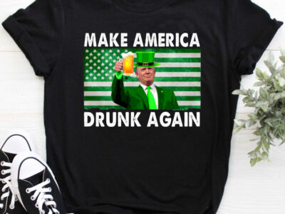 Make America Drunk Again Donald Trump Leprechaun for St Patrick’s Day