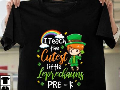 New Official Irish Pre K Teacher St Patrick‘s Day Kindergarten Pre School T Shirt