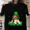 New Official Irish Shamrock St Patrick‘s Day Beagle Cool T Shirt