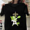 New Official Irish St Patrick Day Dabbing Unicorn Football New Orleans Saint T Shirt