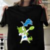 New Official Irish St Patrick Day Dabbing Unicorn Football Team Detroit Lion T Shirt
