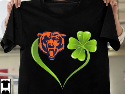 New Official Irish St Patrick Day Football Team Chicago Bear T Shirt