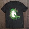 Official Cute Unicorn Leprecorn St Patrick Day Lucky Irish Girl Gift Shirt