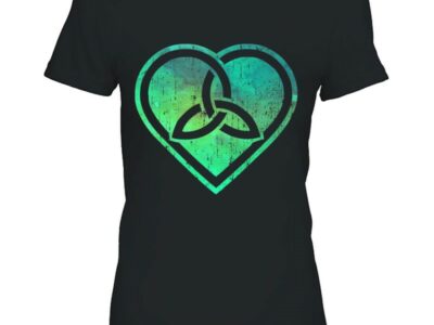 Official Irish Ireland Celtic Knot Heart Retro Vintage St Patrick Day Shirt