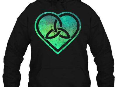 Official Irish Ireland Celtic Knot Heart Retro Vintage St Patrick Day Shirt
