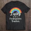 Official St Patrick Day Teacher, Lucky To Be Kindergarten Teacher Shirt