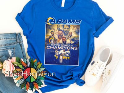 Premium LA Rams Super Bowl Team Champions LVI Art Shirt