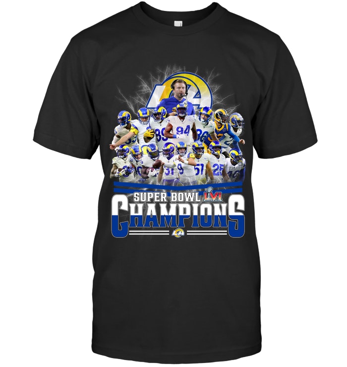 Premium Los Angeles Rams Super Bowl LVI Team Champions Shirt