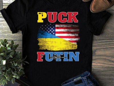 Puck Futin USA Ukraine Flag Shirt