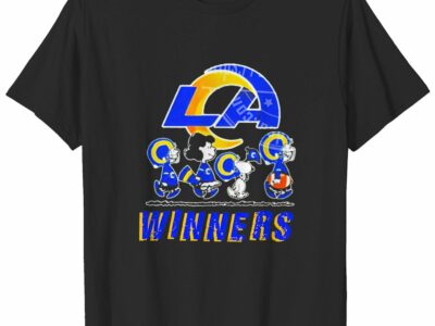 Snoopy and friends Los Angeles Rams Winners Champions 2021-2022  T Shirt