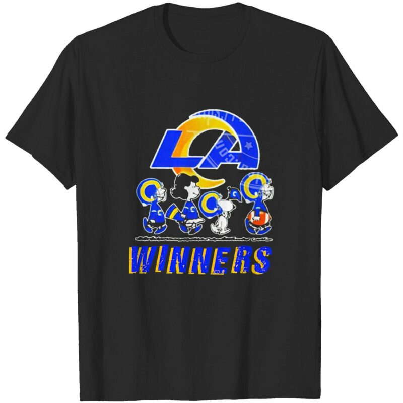 Snoopy and friends Los Angeles Rams Winners Champions 2021-2022  T Shirt
