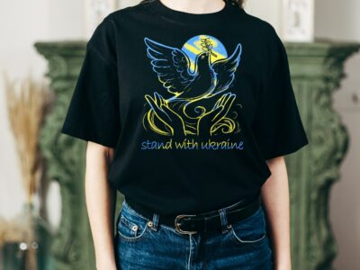 Trending Pigeon Stand With Ukraine T Shirt