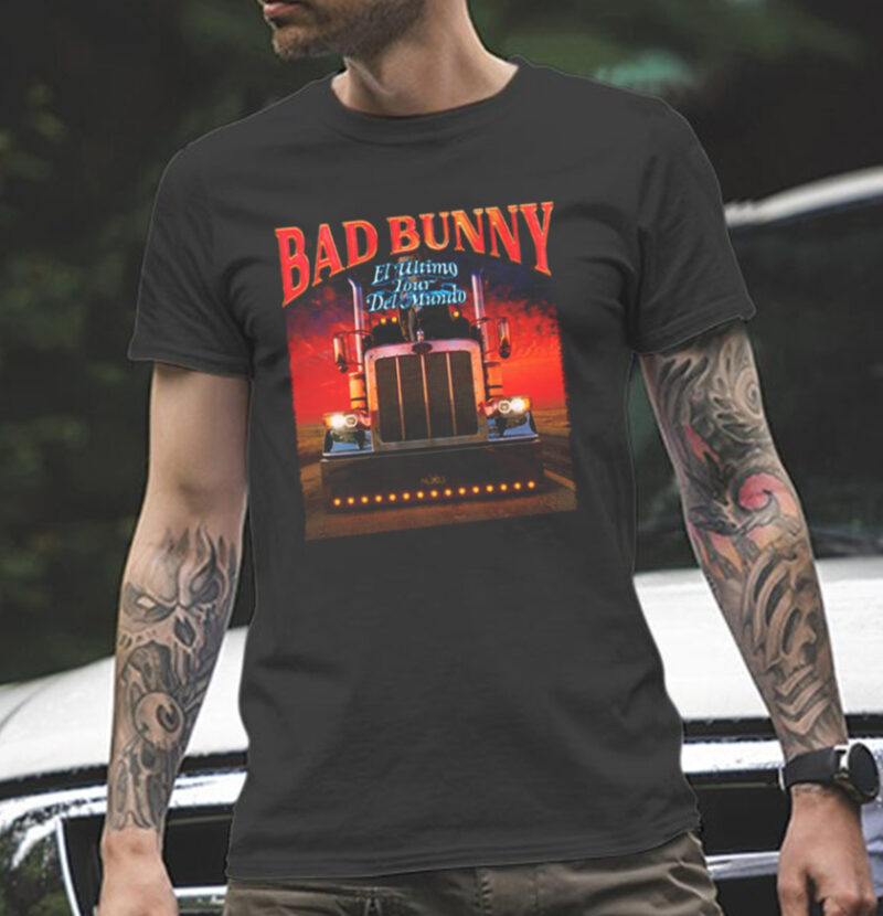 Bad Bunny El Ultimo Tour Del Mundo 2 Sided Unisex T-Shirt