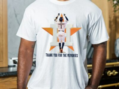 Carlos Correa Houston Astros Thank You For The Memories T-Shirt