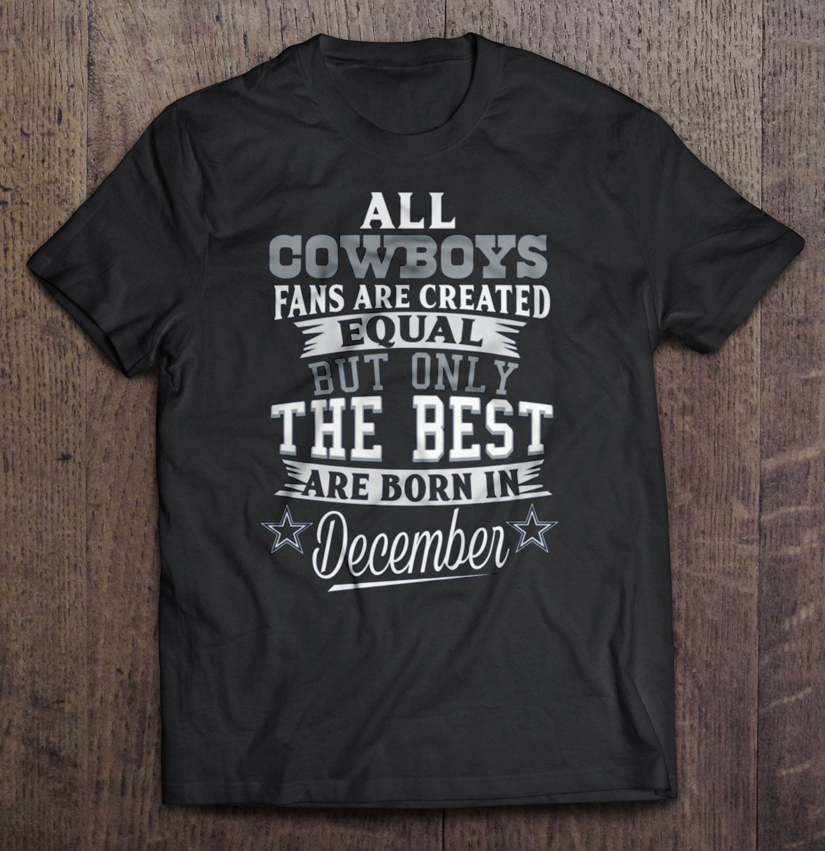 Dallas Cowboys All Cowboys Fans Are Created Equal But Only The Best Are Born In December