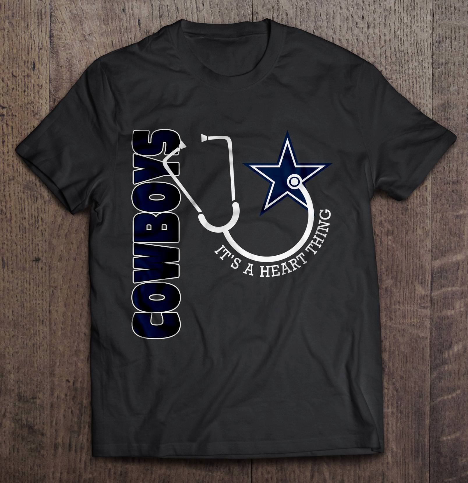 Dallas Cowboys It's A Heart Thing Stethoscope NFL