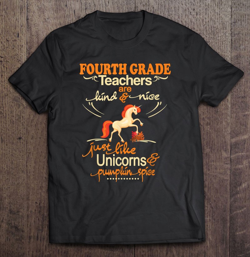 Fourth Grade Teachers Unicorn and Pumpkin Spice Thanksgiving