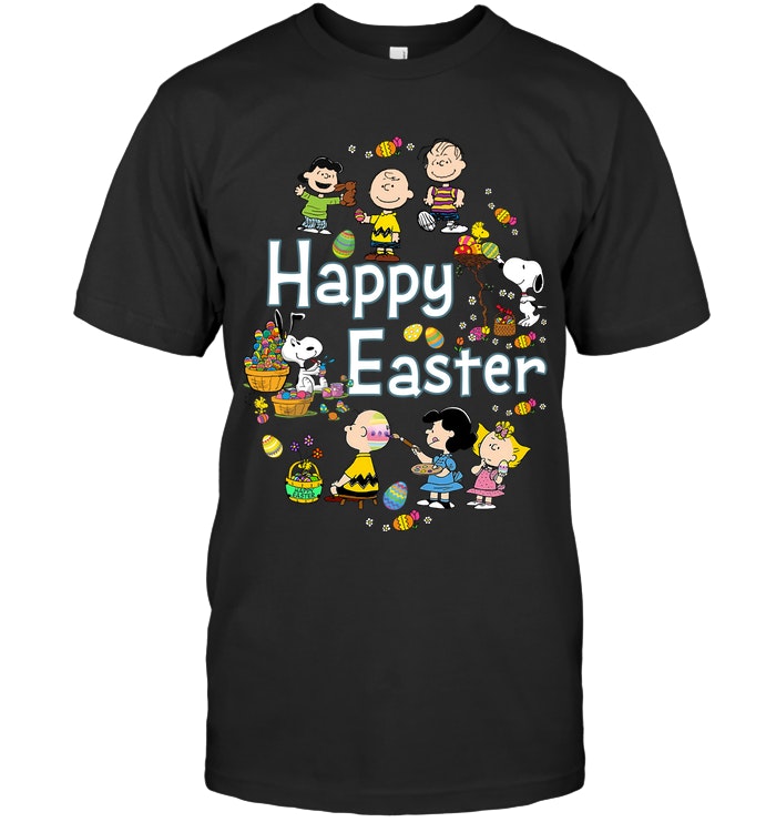 Snoopy Peanuts Friends Happy Easter Day 