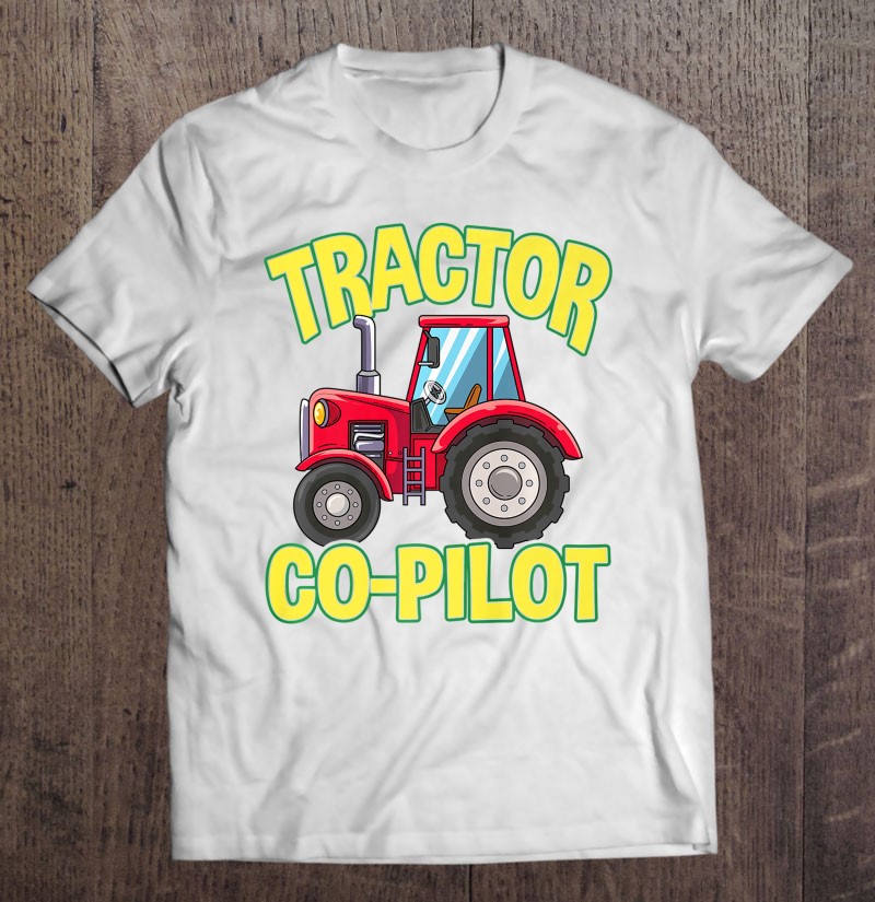 Funny Tractor Co Pilot Farm Truck Toddler Boy
