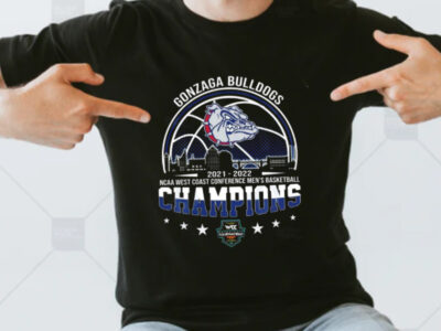Gonzaga Champions West Coast Conference 2022 Shirt
