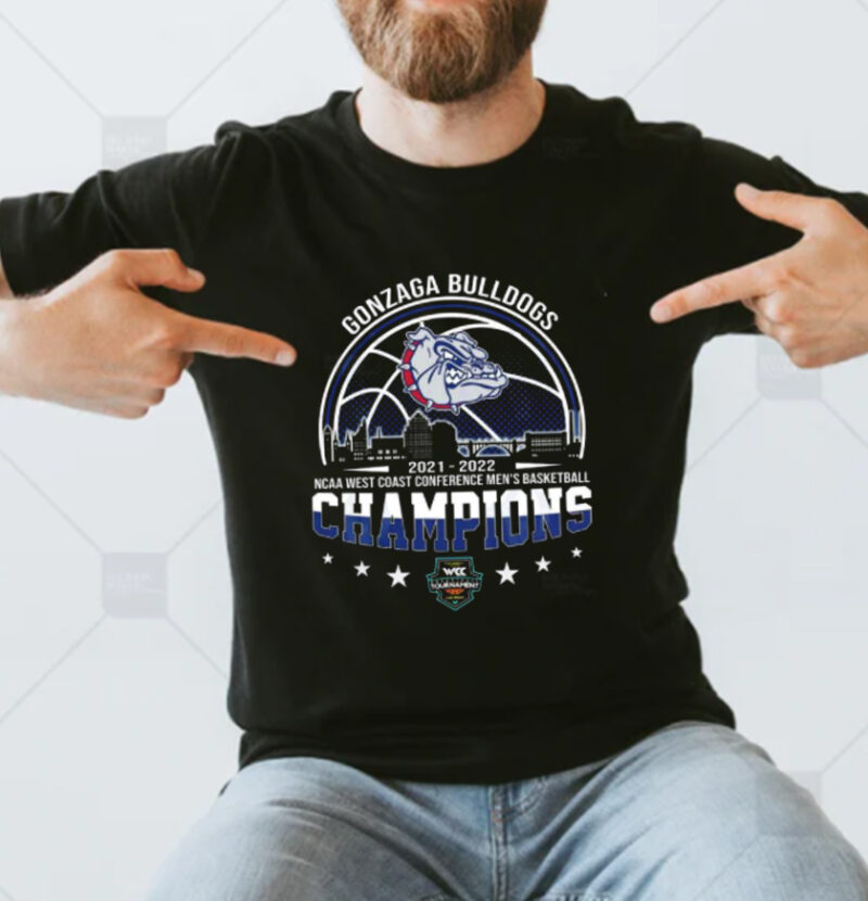 Gonzaga Champions West Coast Conference 2022 Shirt