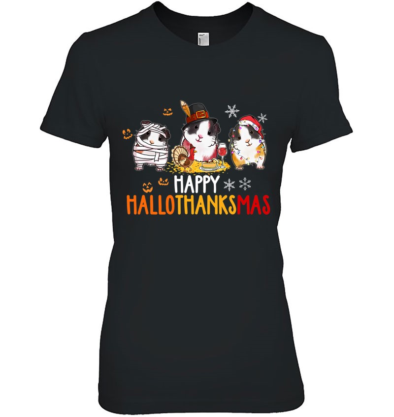 Guinea Pig Halloween And Christmas Happy Hallothanksmas