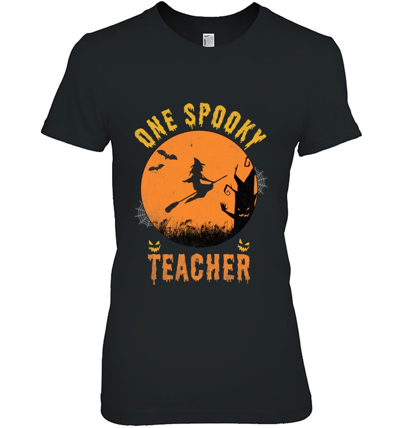 Halloween 2021 Women One Spooky Teacher Halloween 2021 Teacher Classic