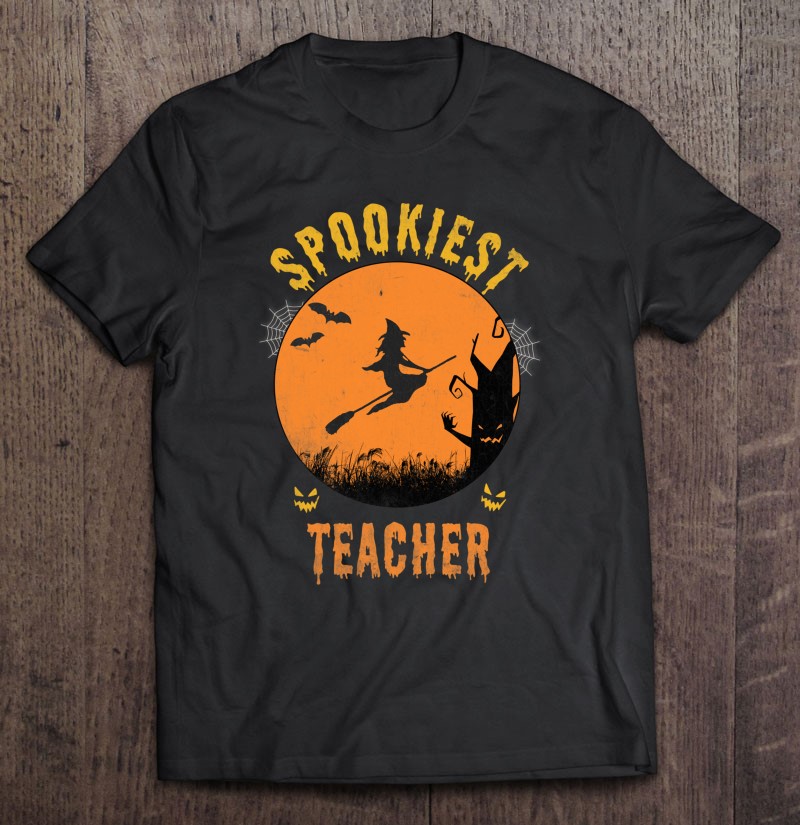 Halloween 2021 Women Spooky Teacher Halloween 2021 Teacher Classic
