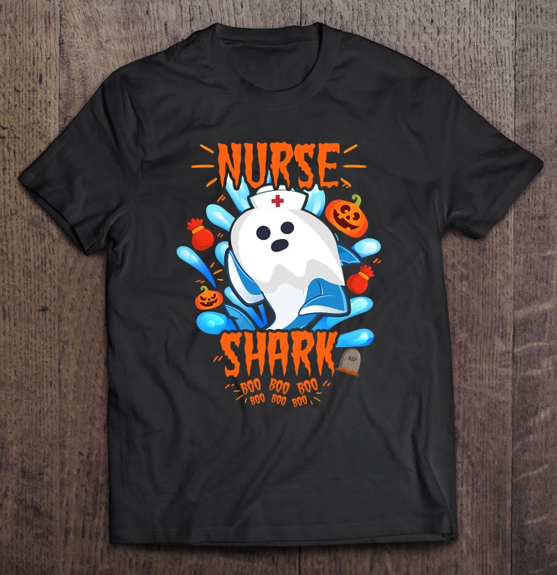 Halloween Nurse Shark Pumpkin Nurse Shark Boo Boo Boo