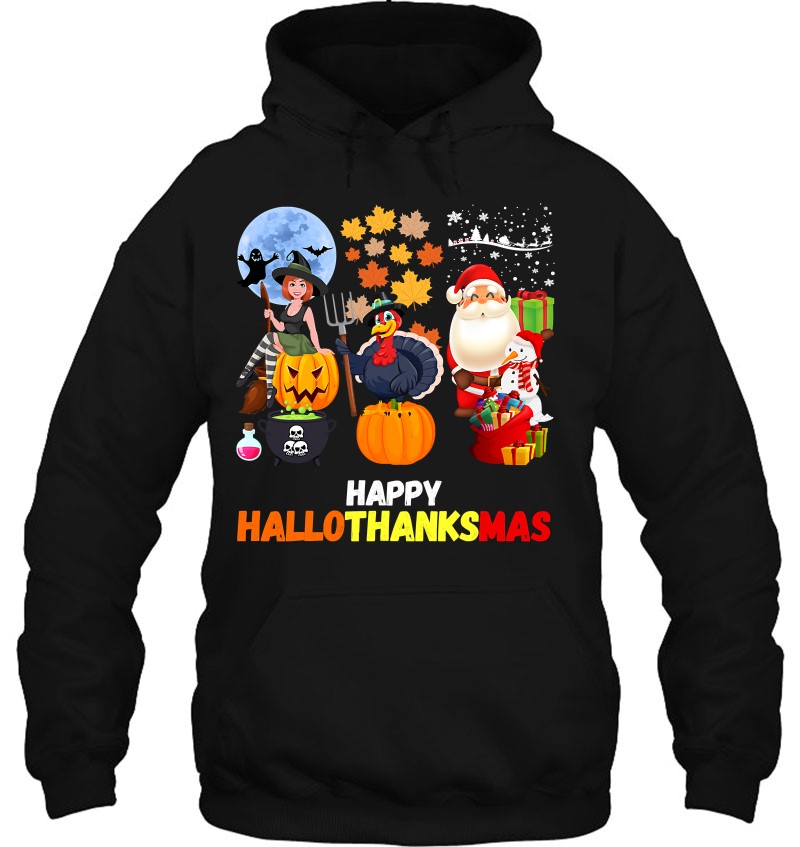 Happy Hallothanksmas Funny Halloween Classic
