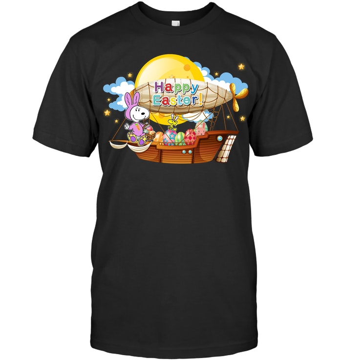 Happy Snoopy Woodstock in Easter Ship Shirt
