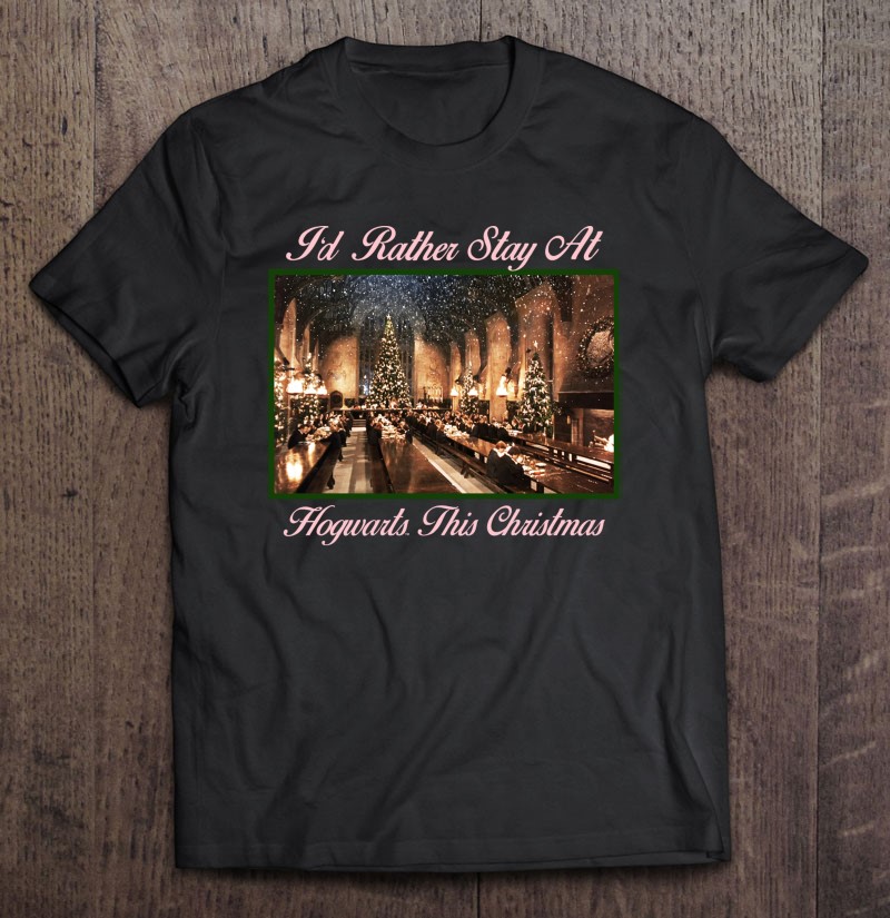 Harry Potter I’d Rather Stay At Hogwarts This Christmas