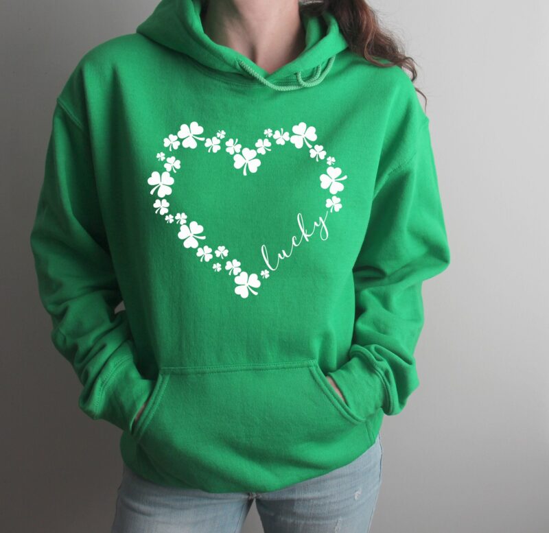 Heart Shamrock Love Clover St Patrick’s Day Shirt