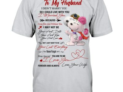 Husband Wife Couple Snoopy Shirt
