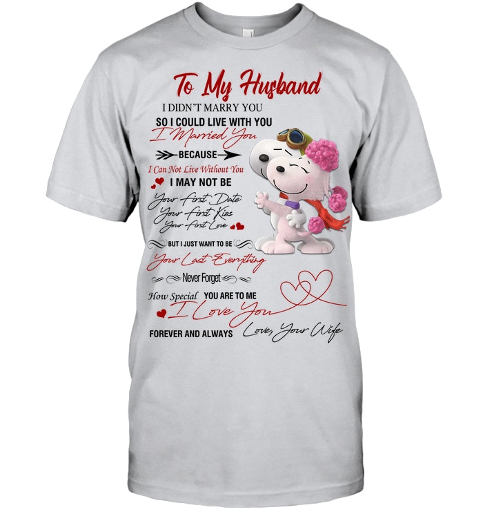 Husband Wife Couple Snoopy Shirt