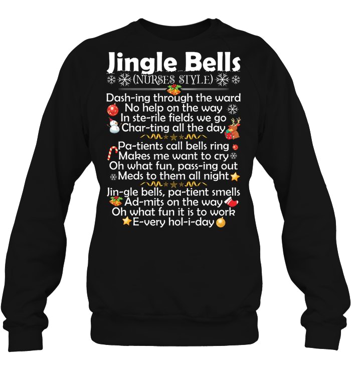 Jingle Bells Nurses Style Christmas Sweater Version2