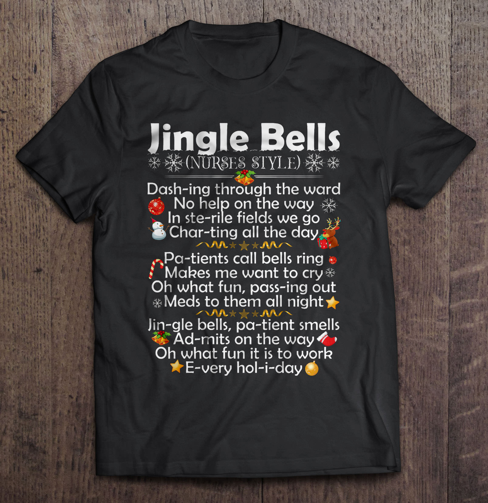 Jingle Bells Nurses Style Christmas Sweater Version2